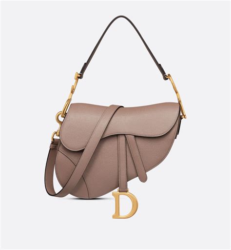 dior saddle bag warm taupe